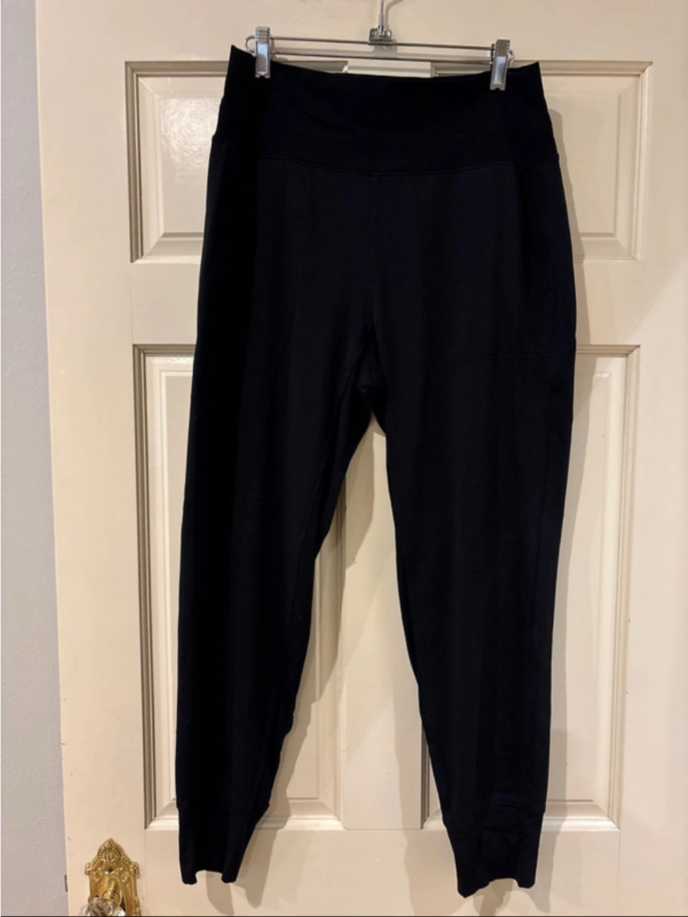 Athleta Black High-Waist Track Joggers